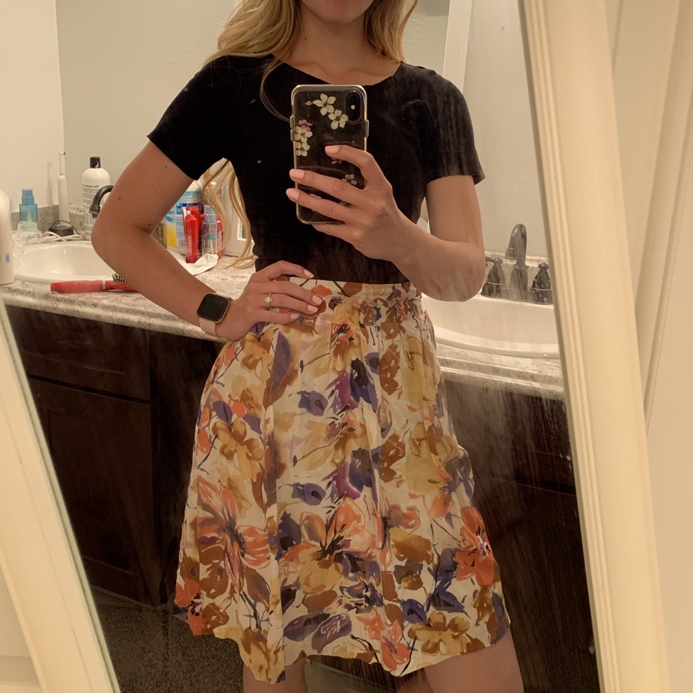 Floral skirt
